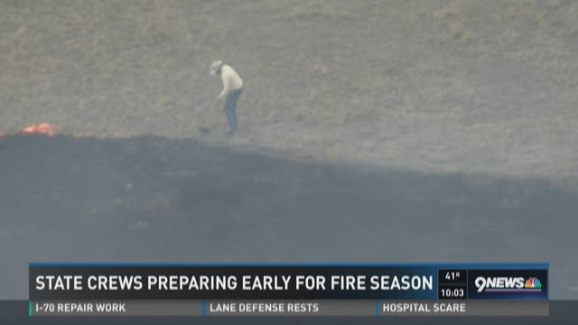 State crews preparing early for fire season